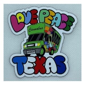 Peace, Love, Texas Magnet